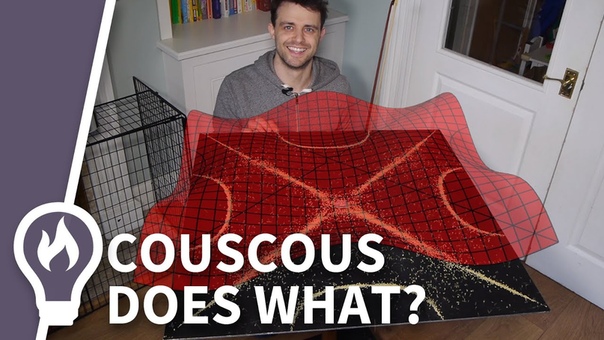 Random couscous snaps into beautiful patterns ( Vine