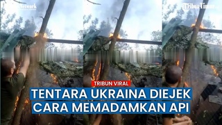 Cara Tentara Ukraina Padamkan Api Ditertawakan Pro Rusia, Ada Apa