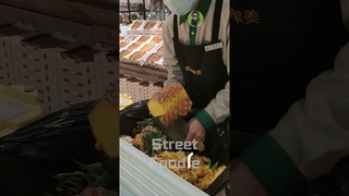 Peeling Cantaloupe