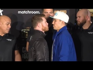 QUE MIEDO! CANELO LVAREZ & GENNADIY GOLOVKIN SHARE DEATH STARES