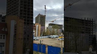 Мытищи ЖК Яуза парк -12 #shorts Строительство Mytishchi Complex Yauza Park Construction 建造 निर&#