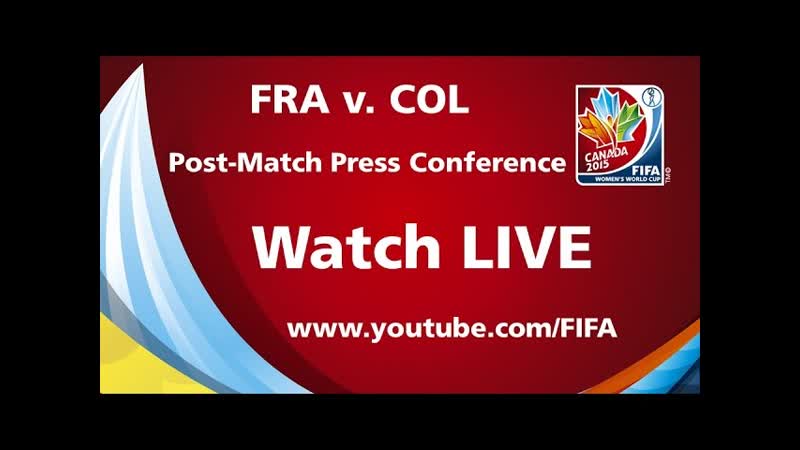 France v. Colombia Post Match Press