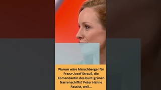 Maischberger: “Oh Gott, Peter Hahne Rassist, weil er Zigeunerschnitzel isst!“ #short #maischberger