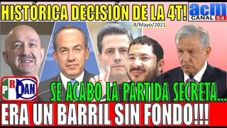 ELIMINAN PARTIDA SECRETA DE EX PRESIDENTES!!! POR ESTO PODRAN JUZGARLOS CUANTOS MILLONES AMLO...