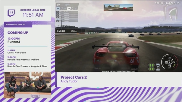 Project CARS 2 E3 2017 Interview with Andy