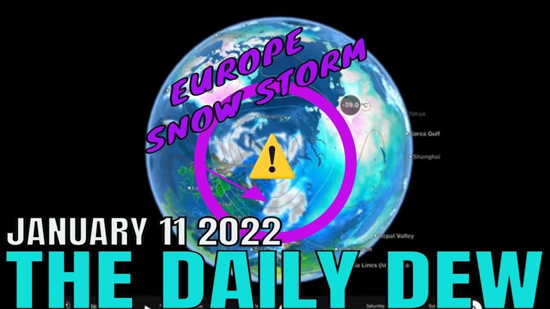 Europe SNOW STORM, POLAR VORTEX SHIFT, Cyclone Tiffany, MASSIVE Low Pressure