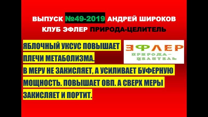 49. ЯБЛОЧНЫЙ УКСУС, БЕЗ ВИНЫ ВИНОВАТЫЙ. В меру