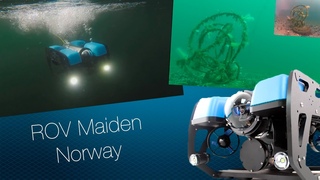 BlueRobotics - BlueROV2 - Maiden dive in Norway