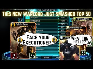 NEW Warlord FAFNIR RANN executes his way into Top 50 || The Horus Heresy: Legion