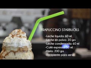 COMÓ PREPARAR UN FRAPUCCINO TIPO STARBUCKS? / HOW TO MAKE STURBUCKS STYLE FRAPUCCINO?