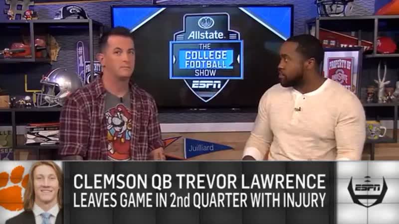 Reaction to Trevor Lawrence s injury, Clemson s comeback win, The College Football Show,