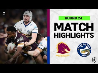 Brisbane Broncos v Parramatta Eels | Match Highlights | Round 24, 2022 | NRL
