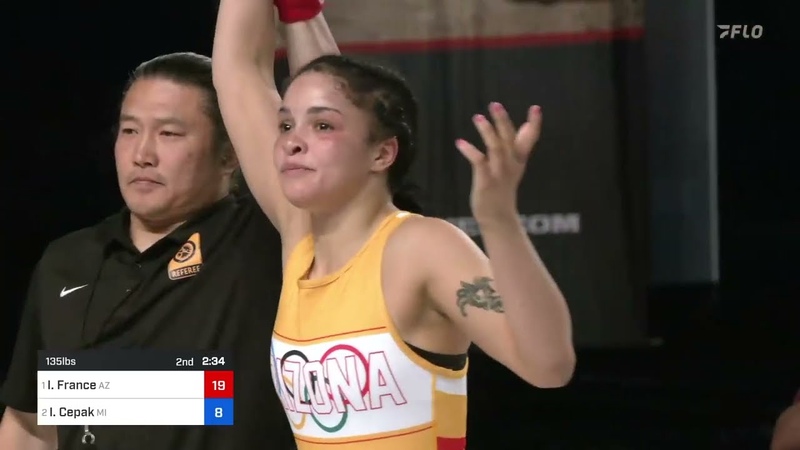 2024 USMC Juniors WFS National Champions: Isis France vs Isabella Cepak: 135 Ibs