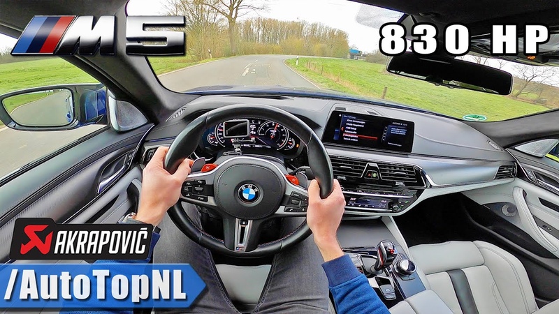 830 HP BMW M5 F90 Aulitzky AKRAPOVIC LOUD POV Test Drive by Auto Top
