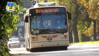 Запорожский троллейбус- Van Hool AG 300T №227