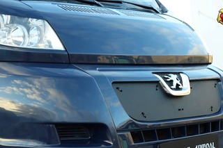 Зимняя заглушка решетки радиатора  Peugeot Boxer, 2006-2013 ()