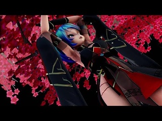 MMDSweet Devil TDA Miku x Haku sword master