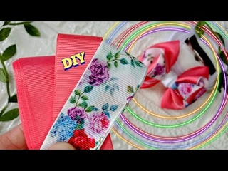 @💗😍Идея для ярких БАНТИКОВ🎀 НА ПЕРВЫЕ ХВОСТИКИ🎀DIY Ribbon bow