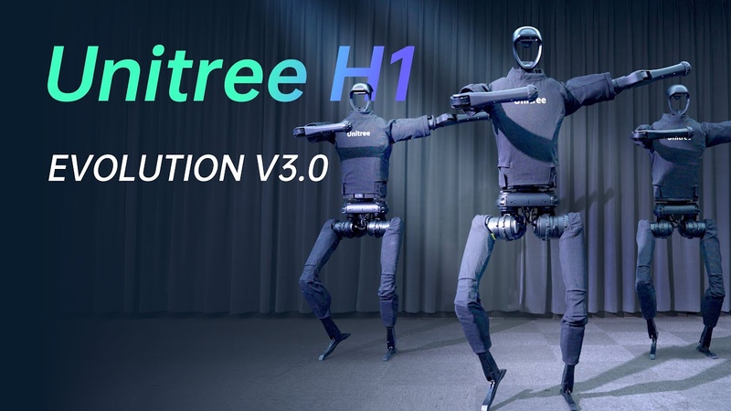 Unitree H1 Breaking humanoid robot speed world record full size humanoid Evolution V3.