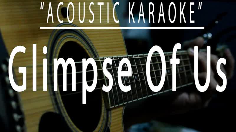Glimpse of us Joji ( Acoustic