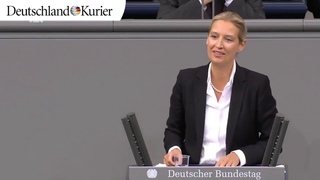 Alice Weidel: Frau Merkel, Ihre Politik ist ungehrig und bergriffig!