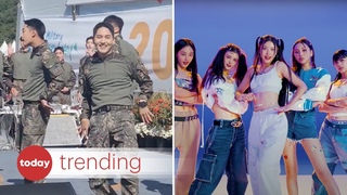 K-pop stars enlisted in army go viral for cover performance