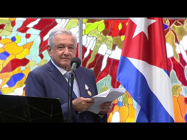 En Cuba Andrés Manuel López Obrador Discurso 8 Mayo