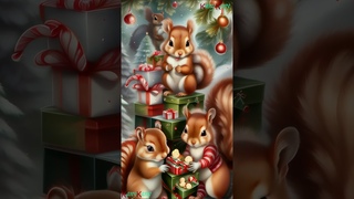 ardillas navidad   christmas squirrels #viral #trending  #shorts  #fyp #trending