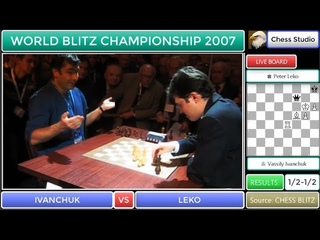 WHAT A GAME!!! ROOK AND BISHOP Vs QUEEN! IVANCHUK VS LEKO | WORLD BLITZ CHAMPIONSHIP 2007