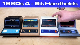 4-Bit Handheld Games: Tron, Scramble, Lupin, and Caveman by Tomy