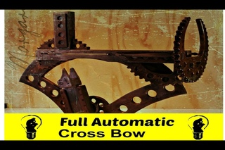 Crazy Cool - Fully Automatic Slingshot Cross Bow!