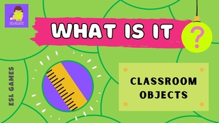 What’s this? – School supplies | English Vocabulary Guessing Game for kids (ESL)