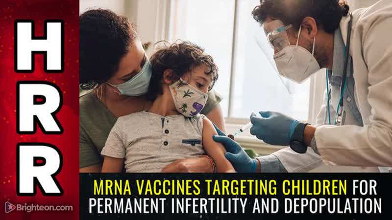 m RNA vaccines targeting children for PERMANENT INFERTILITY and