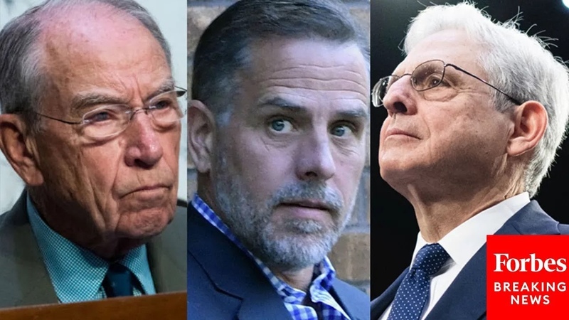 JUST IN: Grassley Confronts Garland About Hunter Bidens Potential Criminal