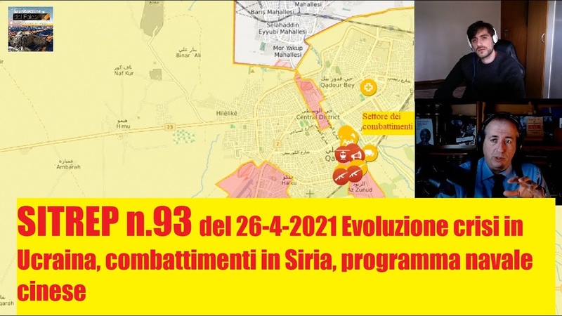 SITREP n. 93 del 26 4 2021 deescalation in Ucraina, la situazione in Siria e