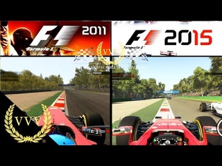F1 2011 Vs F1 2015 Monza