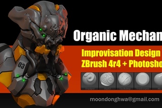 Mechanic Design - ZBrush Photoshop Compositing