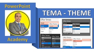 #2 DERS Powerpoint Office Theme Ofis temas Office Background Ofis arka plan temas Nereden deiir