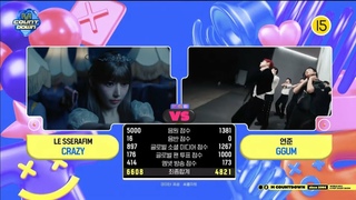 LE SSERAFIM 'CRAZY' 4th win  On Mcountdown 240926.