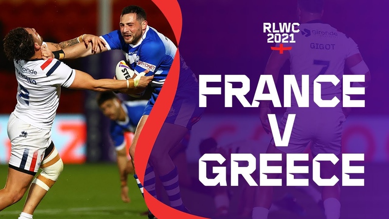 Greece make Rugby League World Cup debut against France, RLWC2021 Cazoo Match