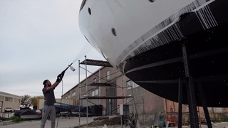 ЧАРТЕРНАЯ ЯХТА FERRETTI 920  И ДЕТЕЙЛИНГ ПРОЦЕДУРЫ
