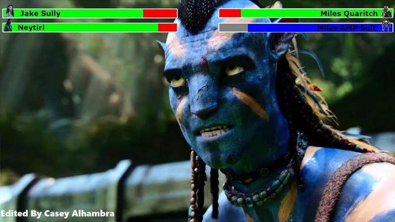 Avatar (2009) Final Battle with healthbars 4,