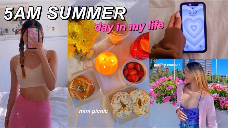 5:30 AM SUMMER DAY IN MY LIFE all day fun productive