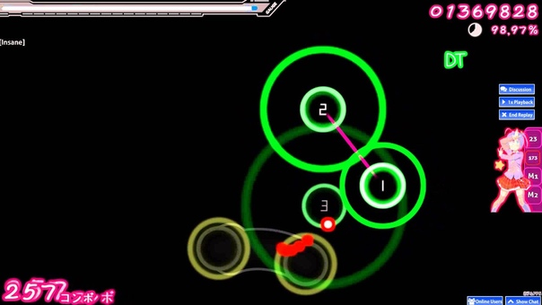 osu Claris reunion ( TV Size) Insane ( Double