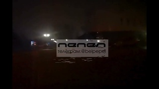 Видео с места подрыва машины замглавы ВГА Харьковской области Александра Слисаренко.