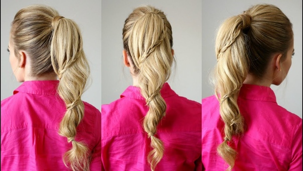 Spiral Braided Ponytail, Missy