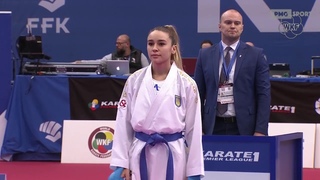 KARATE 1 PREMIER LEAGUE - Anna Chernysheva batte Anzhelika Terliuga - Parigi 2020