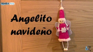 CÓMO HACER UN ADORNO NAVIDEÑO MUY FÁCIL Y RÁPIDO DE ÁNGEL O MUÑEQUITA