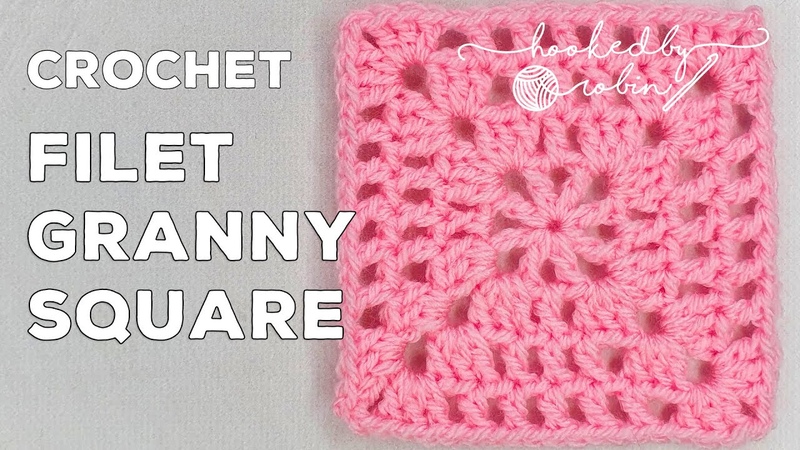 Crochet Vintage Filet Granny Square