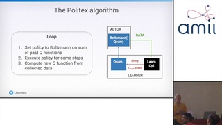 The Tea Time Talks: Csaba Szepesvári, Policy Iteration using Expert Prediction (July 17)